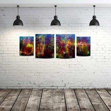 Abstrakte bilder leinwandbild gebraucht kaufen  Castrop-Rauxel