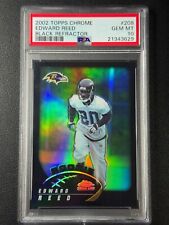 POP 4 EDWARD ED REED PSA 10 2002 TOPPS CHROME 208 REFRATOR PRETO NOVATO RC /100 comprar usado  Enviando para Brazil