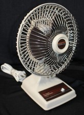 Usado, Ventilador de Cabeceira Vintage Galaxy Personal 6" Mesa 2 Velocidades Bege, SUPER LIMPO! Inclinações comprar usado  Enviando para Brazil