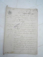 Procès verbal napoleon d'occasion  Lille-