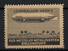 Reklamemarke lenkballon veeh gebraucht kaufen  Berlin