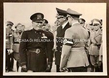 Fotografia mussolini roma usato  Italia