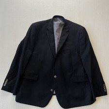 Jaqueta esportiva Stafford 46S X-Short preta lúpulo botão prata blazer executivo comprar usado  Enviando para Brazil