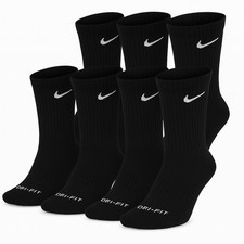 Nike High Black Socks Size 35/38 Dri-Fit(6 Pairs) na sprzedaż  PL