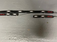 Grelhas inferiores e barras de radar VOLVO FH revestidas de energia em preto acetinado - LEDs brancos, usado comprar usado  Enviando para Brazil