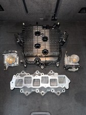 CONJUNTO DE CORPO COLETOR/ACELERADOR PORTADO SUPERIOR/INFERIOR (vq37vhr 370z g37 q50 350z vq35hr comprar usado  Enviando para Brazil