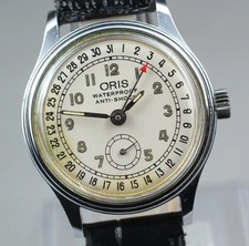 [Exc+5] Oris 6651 ponteiro data mostrador creme pequenos segundos manual relógio masculino JAPÃO comprar usado  Enviando para Brazil