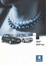 Catalogue Brochure Peugeot 307 / SW Black / Silver 01/2004 Suisse en FR/DE/IT, usado comprar usado  Enviando para Brazil
