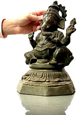 Antique bronze ganesha for sale  HAMPTON