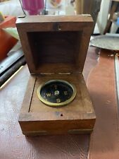 Vintage brass compass for sale  BIRMINGHAM