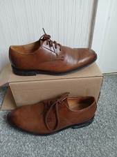Clarks mens brown for sale  DUDLEY