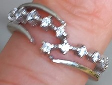 Anello chevron oro usato  Voghera