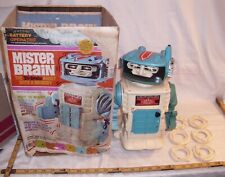 REMCO MISTER BRAIN O TRU ROBÔ FUMAÇA COM BATERIA DE MEMÓRIA BRINQUEDO NA CAIXA comprar usado  Enviando para Brazil