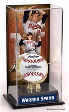 Vitrine sublimada Warren Spahn Milwaukee Brewers Hall of Fame com imagem, usado comprar usado  Enviando para Brazil