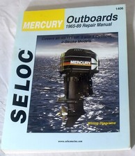 Manual de reparo de popa Mercury 1965-1989 40 a 115 hp; 3 e 4 cilindros; 2 tempos1406, usado comprar usado  Enviando para Brazil