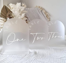 Frosted arch table for sale  Voorhees