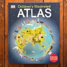 Children's Illustrated Atlas - 1465435557, DK, hardcover, używany na sprzedaż  Wysyłka do Poland