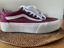 Vans glitter pink for sale  TWICKENHAM