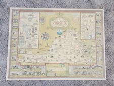Vintage ORIGINAL 1930 Mapa Histórico Pictórico Virgínia Charles W Smith! 21 X 25 comprar usado Vintage ORIGINAL 1930 Mapa Histórico Pictórico Virgínia Charles W Smith! 21 X 25 comprar usado  Enviando para Brazil