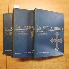 Sacra bibbia vecchio usato  Italia