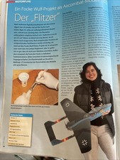 Bauplan elektroflugzeug focke gebraucht kaufen  Gunzenhausen