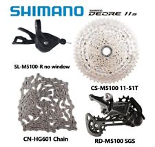 Câmbio Shimano Deore 11 velocidades MTB M5100 grupo conjunto cassete corrente desviador traseiro comprar usado  Enviando para Brazil
