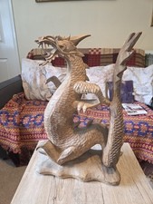 Carved wooden dragon for sale  LUDLOW