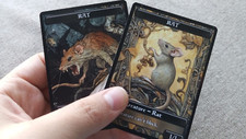  2x Rat (cant block) Token modern style / 2x Token de Rata (no bloquea). MTG , usado comprar usado  Enviando para Brazil