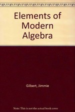 Elements modern algebra for sale  USA