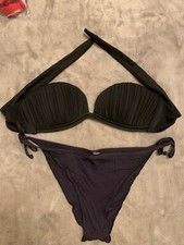 Bikini nero taglia usato  Prato