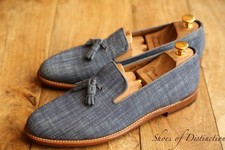 Grenson blue canvas for sale  SUTTON COLDFIELD