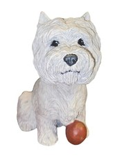 Estátua artesanal West Highland Terrier assinada por J. Beasley 1987 10 polegadas realista comprar usado  Enviando para Brazil