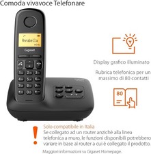 Gigaset a270a telefono usato  Camaiore