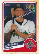 Cartão de beisebol 2024 Cedar Rapids Kernels Keoni Cavaco Twins RC novato menor comprar usado  Enviando para Brazil