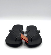 Sandália Havaianas tiras largas top flip flop PRETA EUA 7/8 feminina 6/7 masculina UE 37-38 comprar usado  Enviando para Brazil