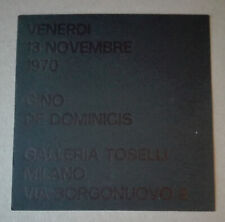 Gino dominicis arte usato  Roma
