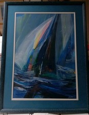 Vintage mcm framed for sale  Harrisburg