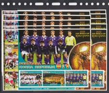 Lote Atacado Copa do Mundo de Futebol de Portugal 2002 Somália 1 M/s perf X 10 comprar usado  Enviando para Brazil