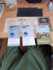 Race cards. sandown for sale  WICKFORD