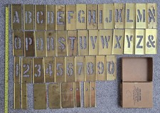 Vintage brass interlocking for sale  TARPORLEY