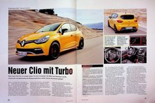 Sport Auto 04/2013 Renault Clio RS 1.6 16V Turbo mit 200PS im Fahrbericht auf 2, usado comprar usado  Enviando para Brazil