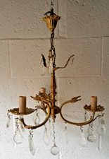 Lustre branches laiton d'occasion  Valenciennes