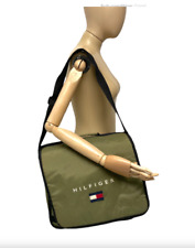 Bolsa de livros vintage anos 90 Tommy Hilfiger verde laptop mensageiro feita na Coréia comprar usado  Enviando para Brazil