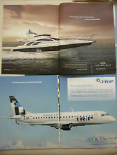 12/2008 PUB TRIP LINHAS AEREAS EMBRAER 175 / INTERMARINE YACHTS PORTUGUESE AD comprar usado  Enviando para Brazil