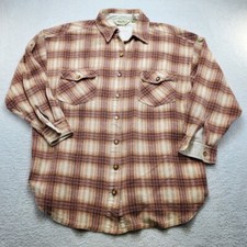 Eddie Bauer Terry Pano Feminino L Xadrez Botão para Cima Pulseira Manga Forrada de Lã comprar usado  Enviando para Brazil