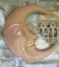 Luna terracotta policroma usato  Venezia