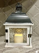White wooden lantern for sale  Midlothian