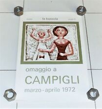 Manifesto omaggio campigli usato  Settimo Torinese