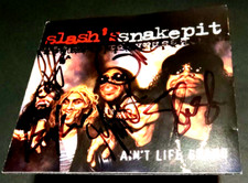 SLASH'S SNAKEPIT ASSINADO + CD EMOLDURADO JSA LOA Ain't Life Grand SLASH Guns n Roses, usado comprar usado  Enviando para Brazil
