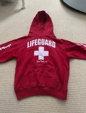 Red lifeguard hoodie for sale  LONDON